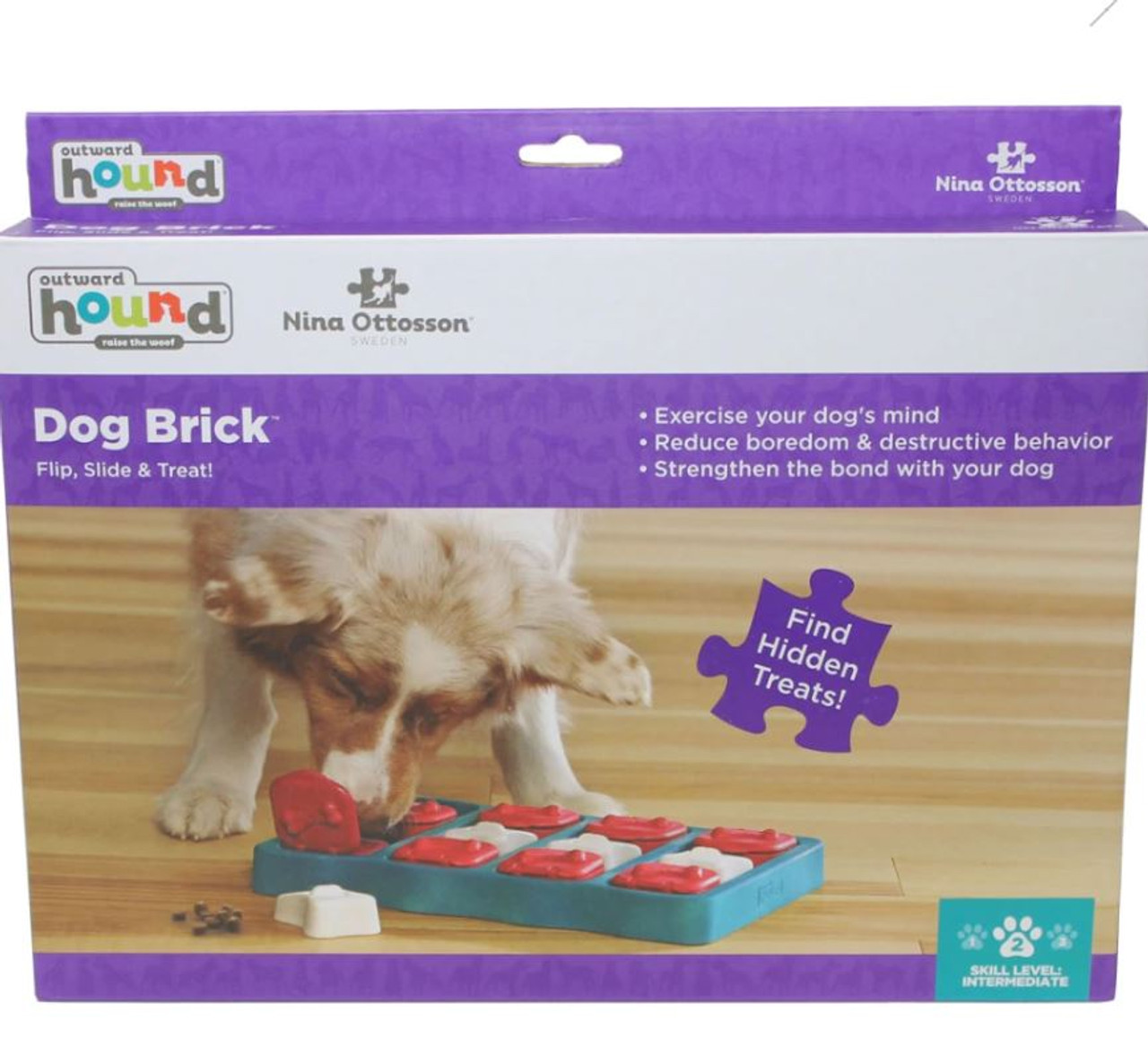 Outward Hound Dog Puzzle Brick， Level 2