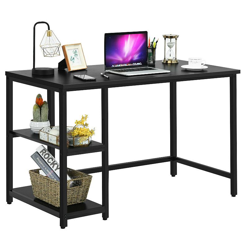 Computer Desk Office Study Table Workstation Home With Adjustable Shelf