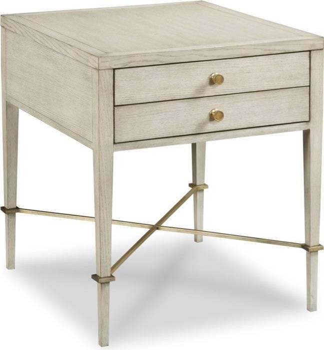 Side Table WOODBRIDGE STELLA Neo Classical X Stretcher Rectangular   Farmhouse   Side Tables And End Tables   by EuroLuxHome  Houzz