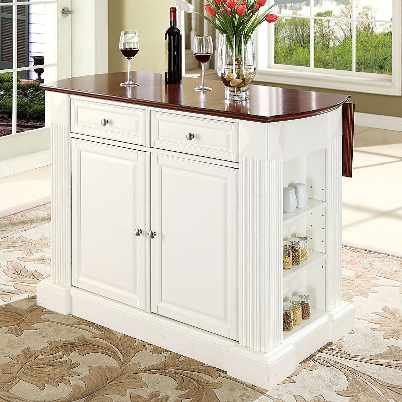 Crosley Furniture Drop-Leaf Kitchen Island