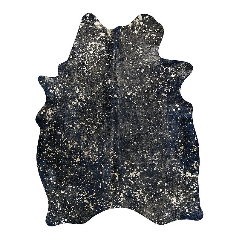 Couristan Chalet Moonstruck Cowhide Leather Area Rug