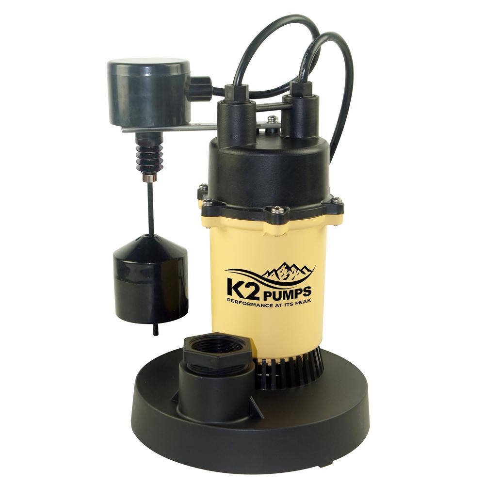 K2 13 HP Aluminum Sump Pump with Vertical Float Switch SPA03301VDK