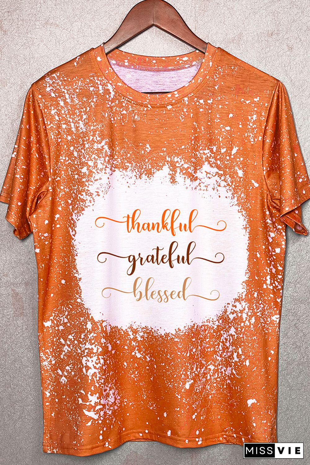 Thankful, Grateful, Blessed Graphic Tee Wholesale