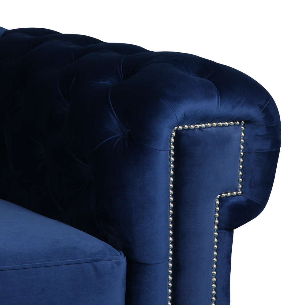 Nativa Interiors Cornell Chesterfield 72 quotSofa   Contemporary   Sofas   by Nativa Interiors  Houzz