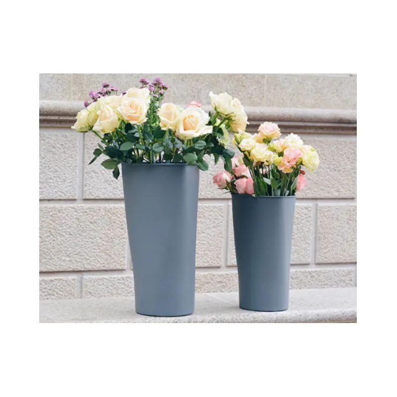 Hot Seller Cheap Price plastic bucket flower vase Big Flower Bouquet Wrapping Tool for flowers display