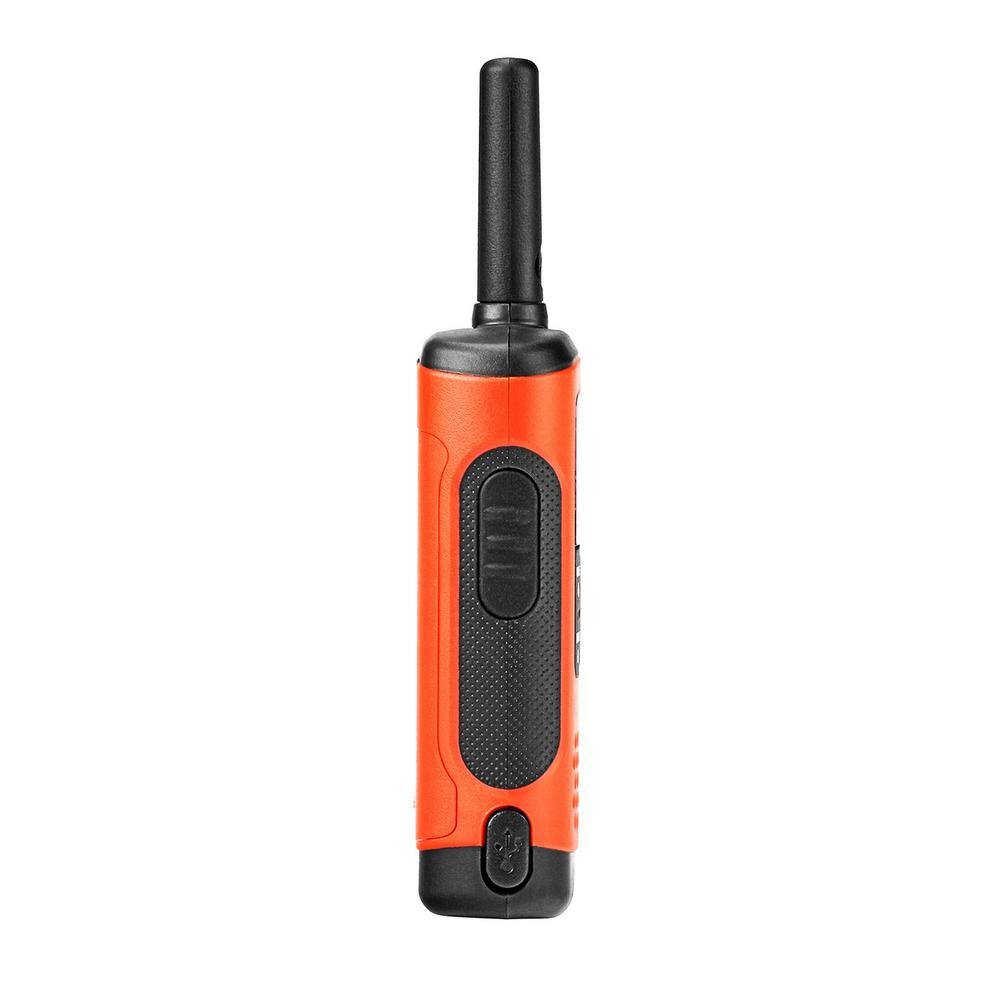 MOTOROLA Talkabout T265 Rechargeable 2-Way Radio Sportsman Edition in Orange with Black (2-Pack) T265