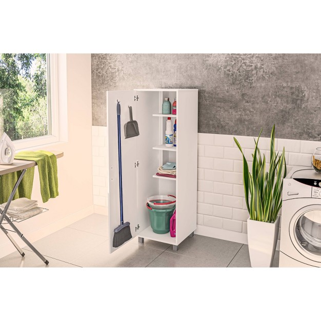 1 Door Storage Cabinet White