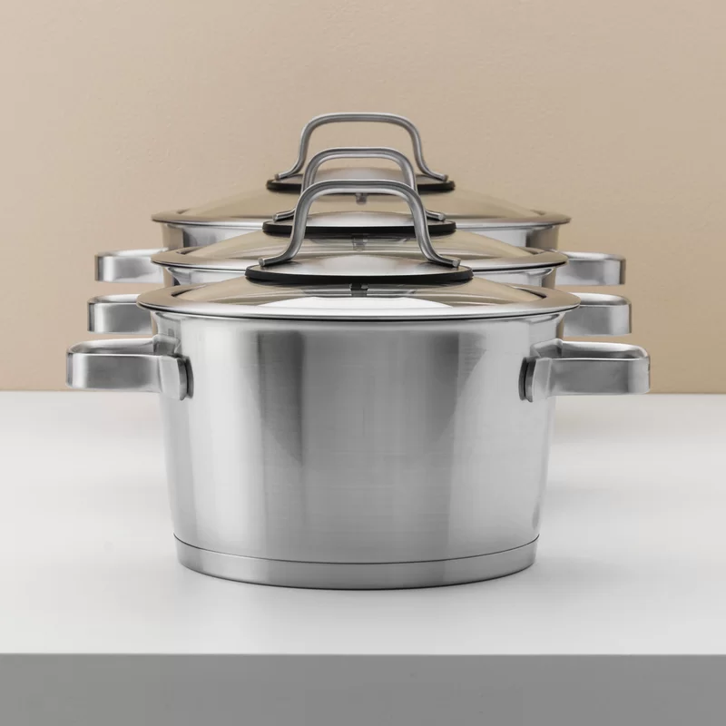 BergHOFF Essentials Manhattan 10-Piece Stainless Steel Cookware Set