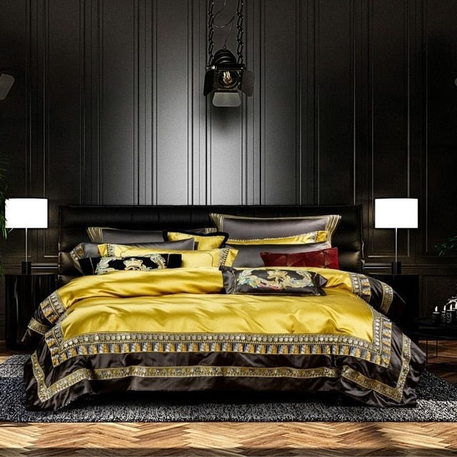 Smaddy Vintage Silk Bedding Set