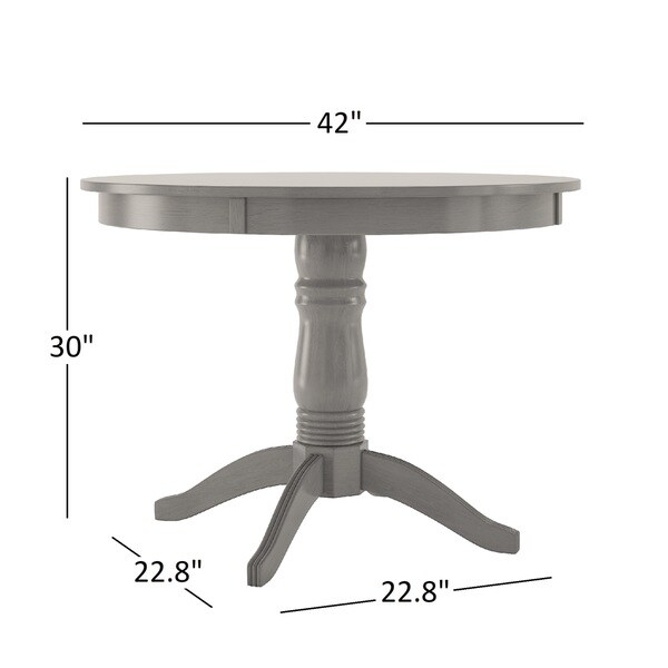 Wilmington II Round Pedestal Base Dining Table by iNSPIRE Q Classic