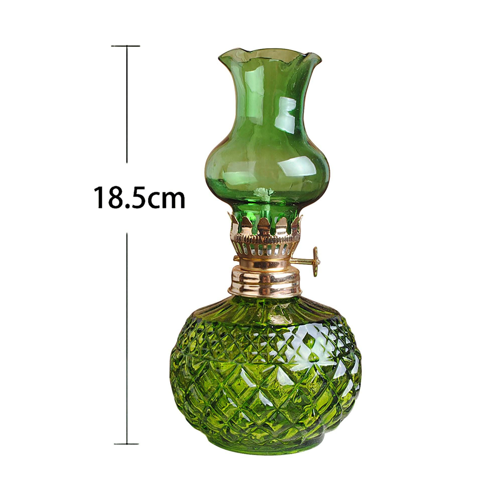 Pybcvrrd Oil Lamps for Indoors Vintage Retro Emergency Glass Kerosene Lamps