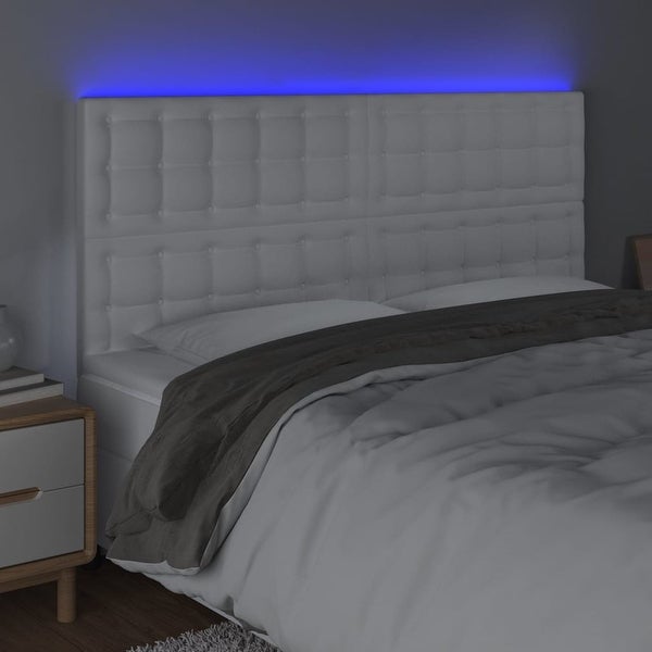 vidaXL LED Headboard Black 39.4