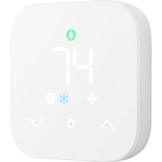 Amazon Smart Thermostat Programmable Wi-Fi Thermostat Works with Alexa White B08J4C8871