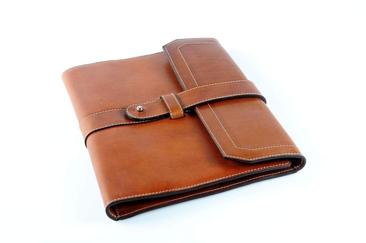 Vachetta Leather Post-Strap Padfolio