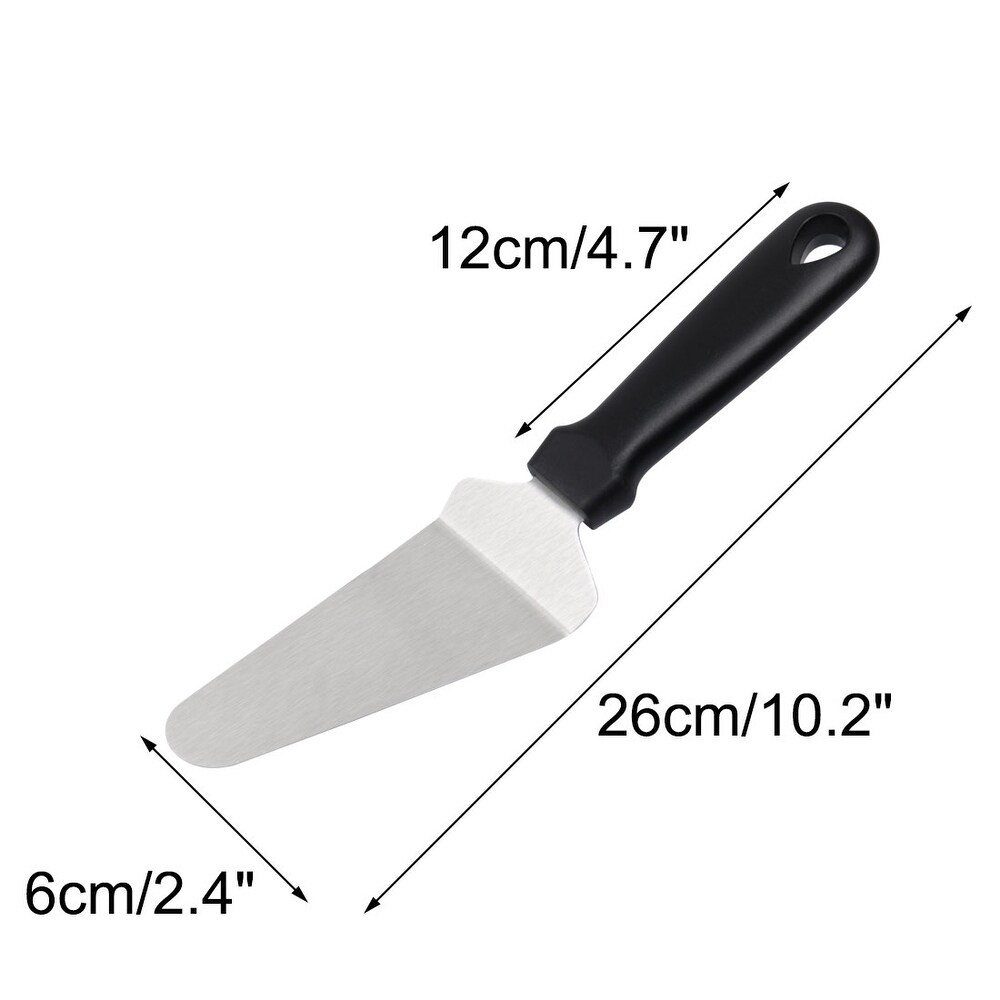 Pie Server Cake Pizza Grill Spatula Baking Cutter Wedding Party Serving Black   1pcs