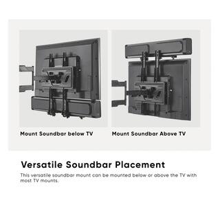 Atlantic Adjustable Soundbar Mount for 20 in. to 45 in. Speakers 63615002