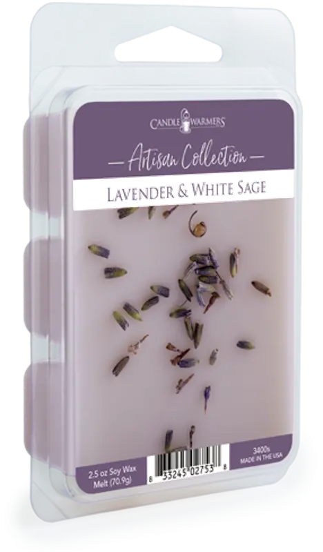 Lavender and White Sage 2.5oz Artisan Wax Melt