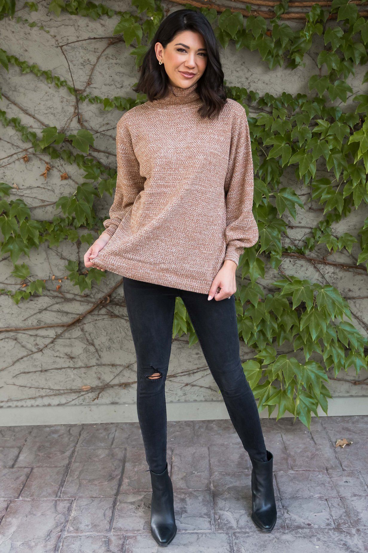 My Sweetheart Modest Turtleneck Sweater