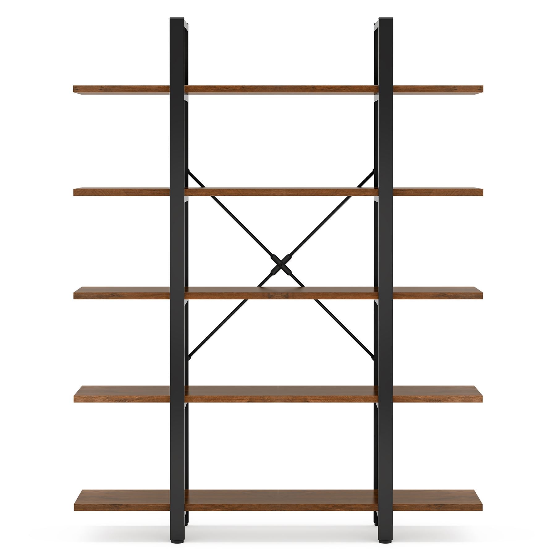 5-Tier Bookshelf, Open Etagere Bookcase Storage Display Rack