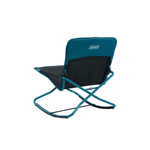 Coleman Cross Rocker Outdoor Portable Chair Deep Ocean