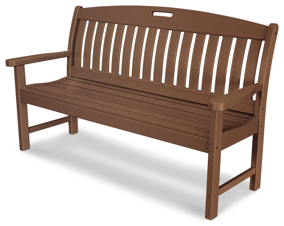 Polywood Nautical 60 quotBench   Transitional   Outdoor Benches   by POLYWOOD  Houzz