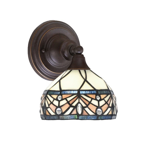 Royal Merlot Art Glass Shade