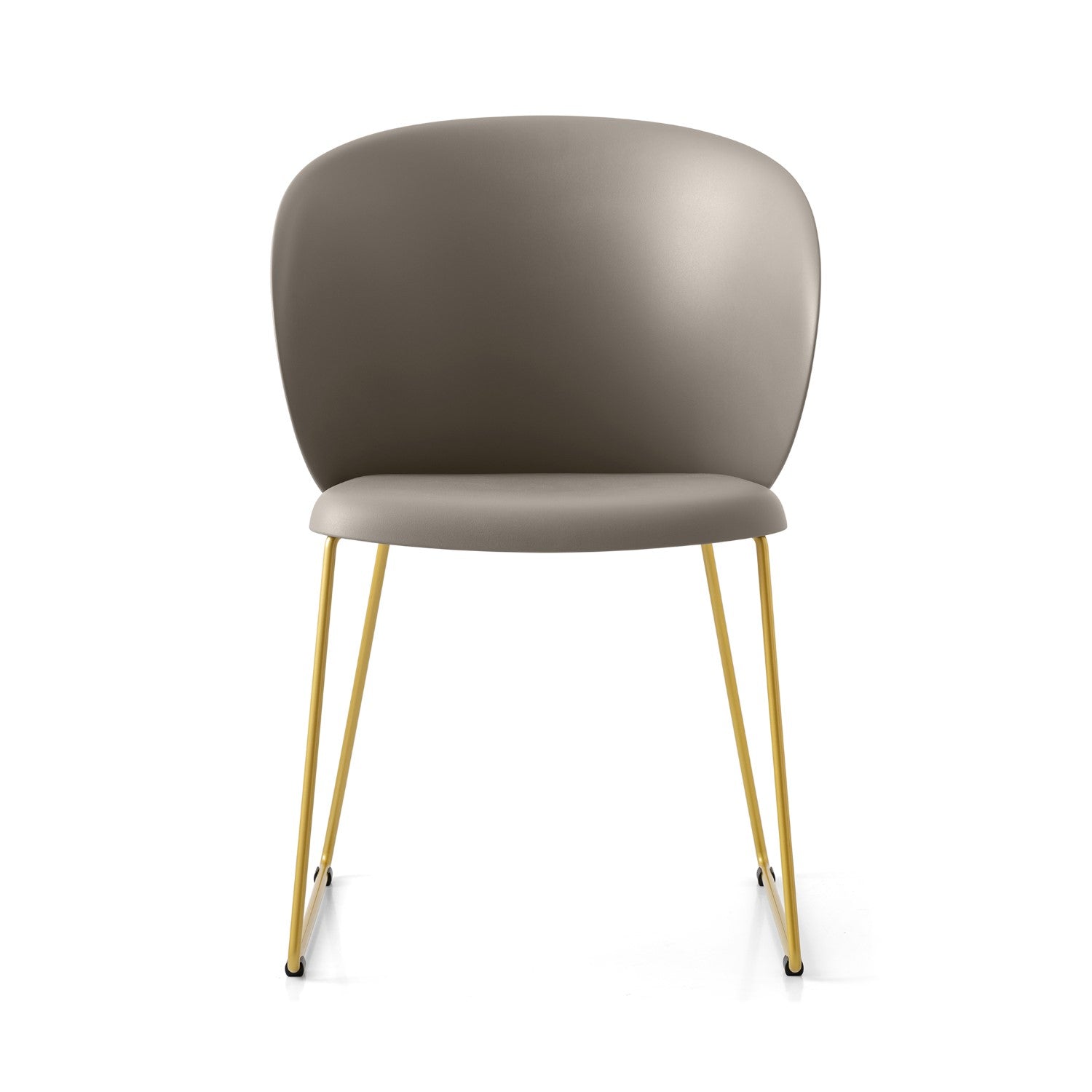 Tuka Indoor/Outdoor Painted Brass Leg Chair