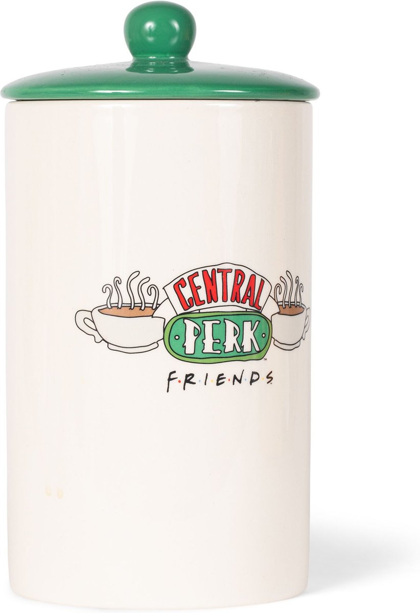 Fetch For Pets Friends Central Perk Dog Treat Jar， 10X5-in