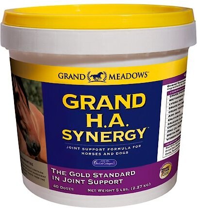 Grand Meadows Grand H.A. Synergy Joint Support Powder Dog and Horse Supplement