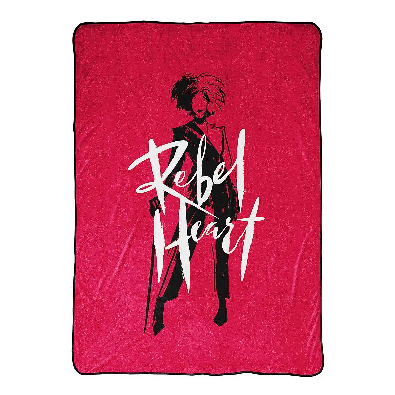 Disney's Cruella Rebel Heart Blanket