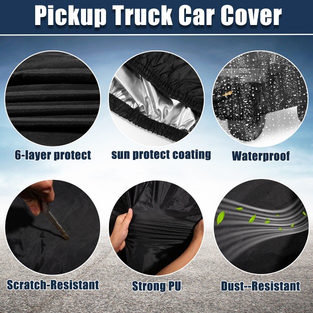 Unique Bargains Suv Car Cover Fit For Jeep Wrangler Jk Jl 2 Door 2007 2021 Waterproof Sun Rain Dust Wind Snow Protection 210d Oxford