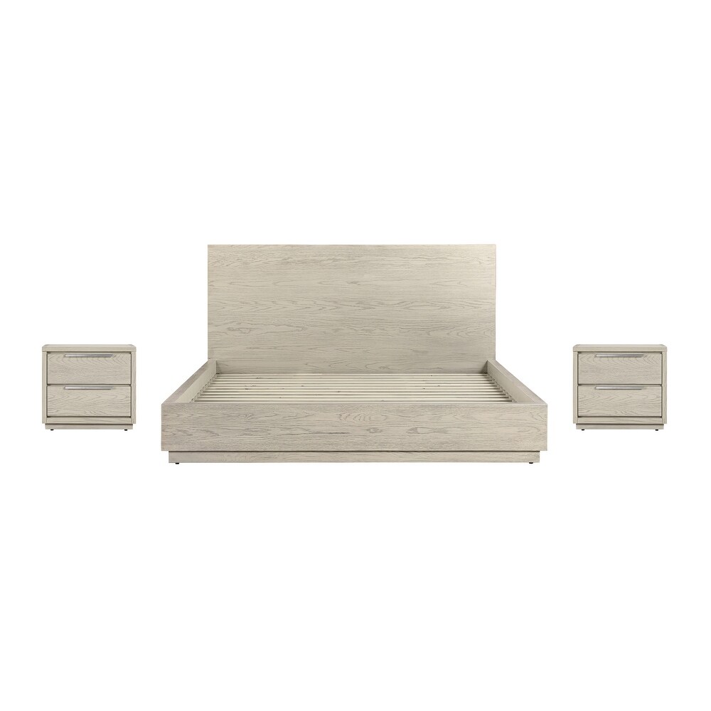 Abbey Modern 3 Piece Solid Wood Bedroom Set