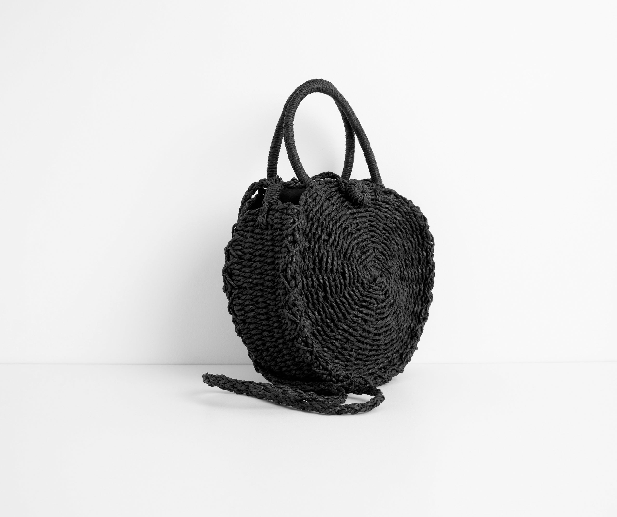 Somewhere Far Away Straw Woven Purse