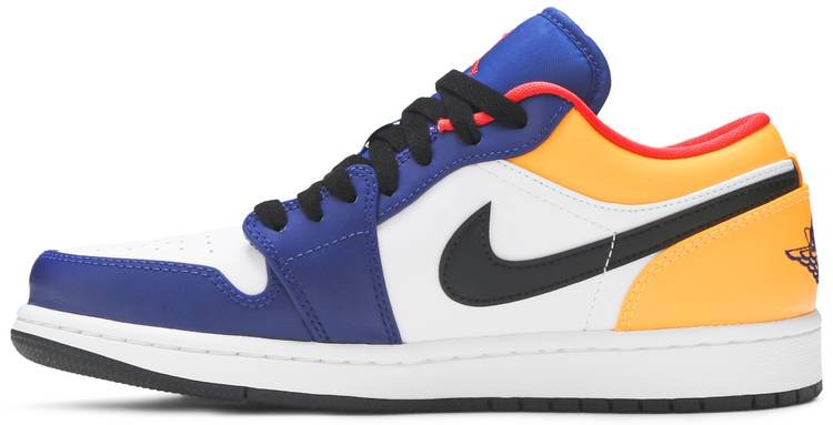 Air Jordan 1 Low 'White Deep Royal Blue' 553558-123