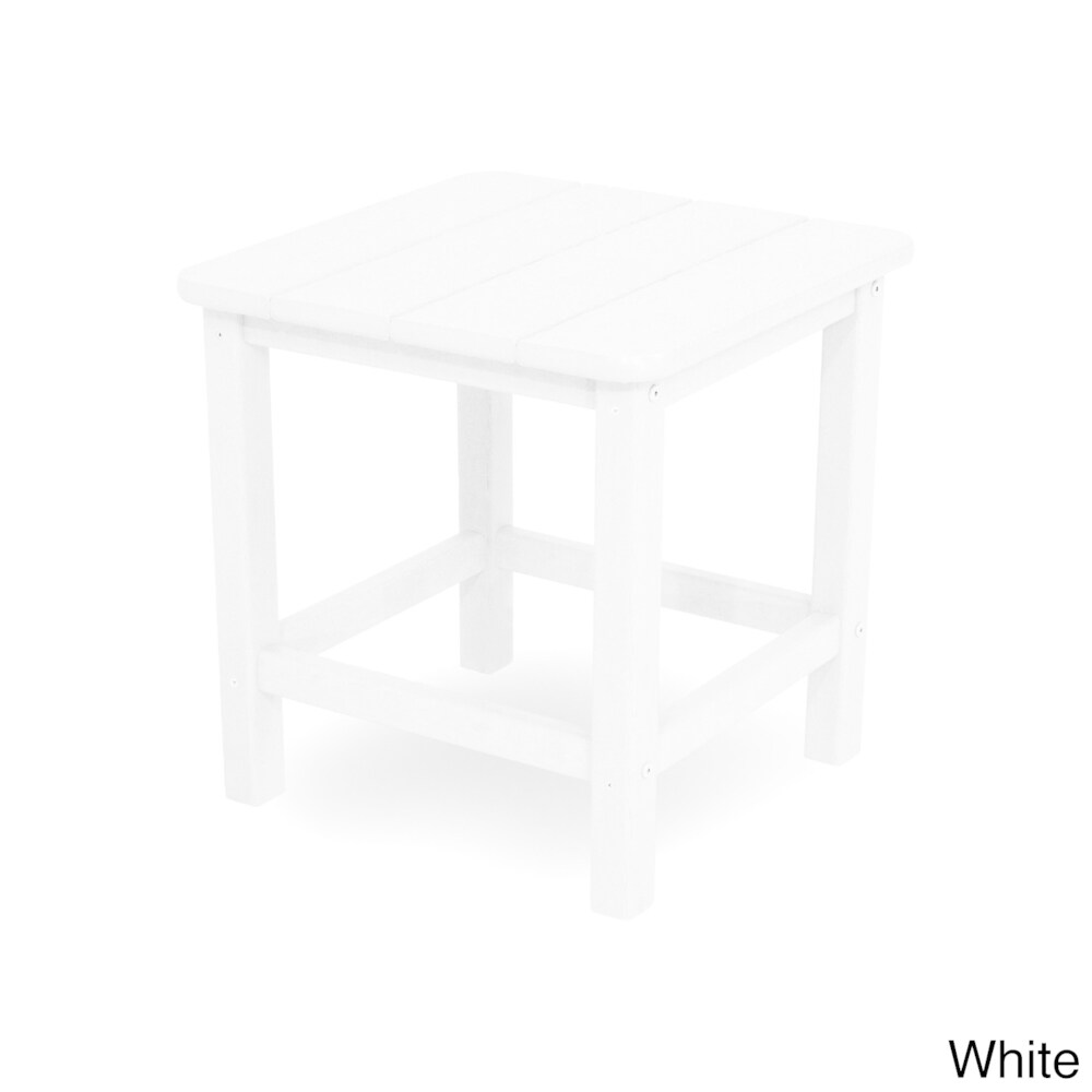 POLYWOOD Seashell 18 inch Side Table
