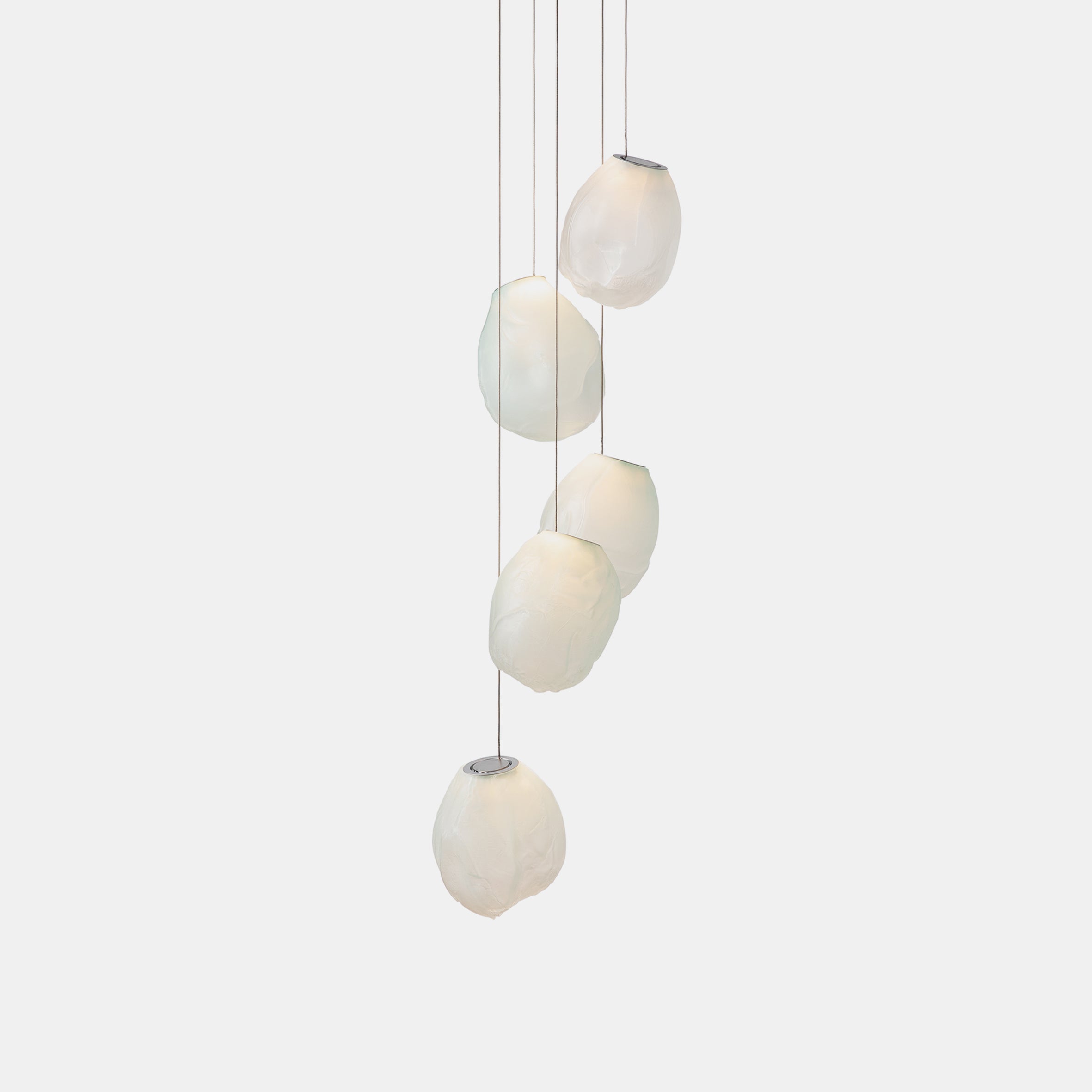 Liquid Glass Stone Pendant Light