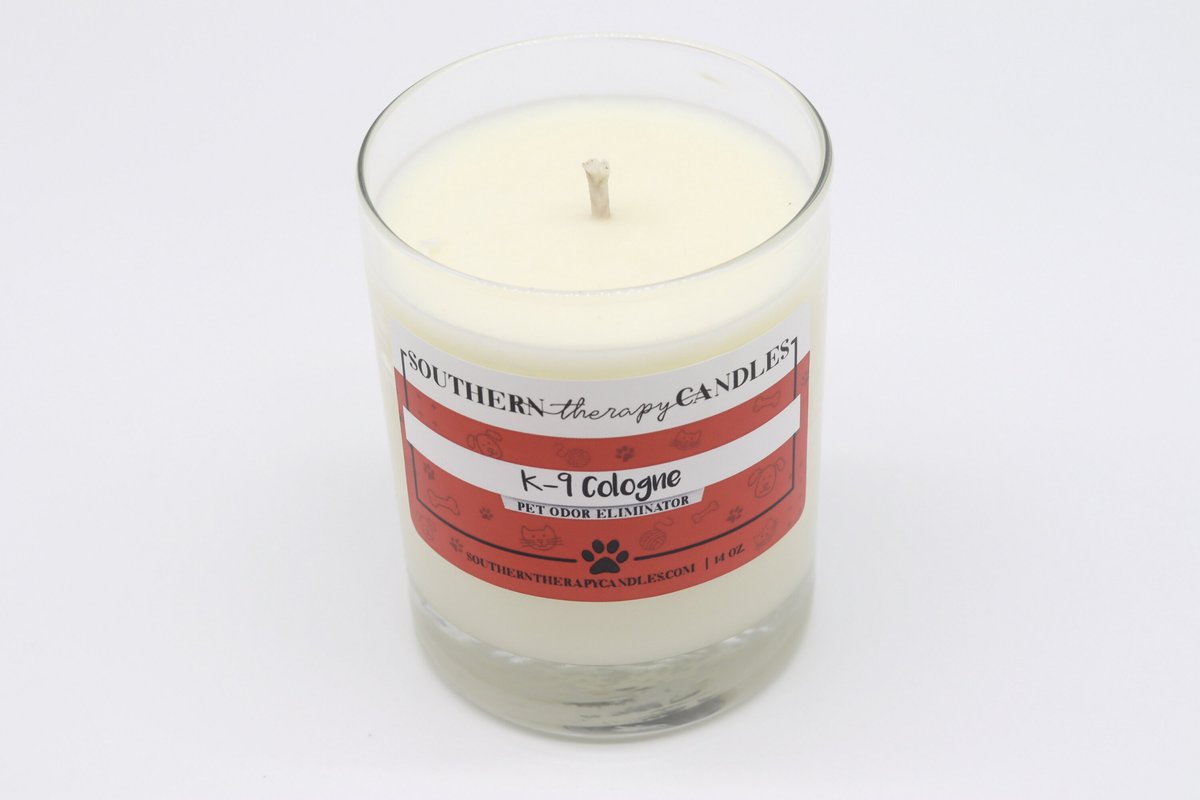 Southern Therapy Candles K-9 Cologne Odor Eliminator Candle