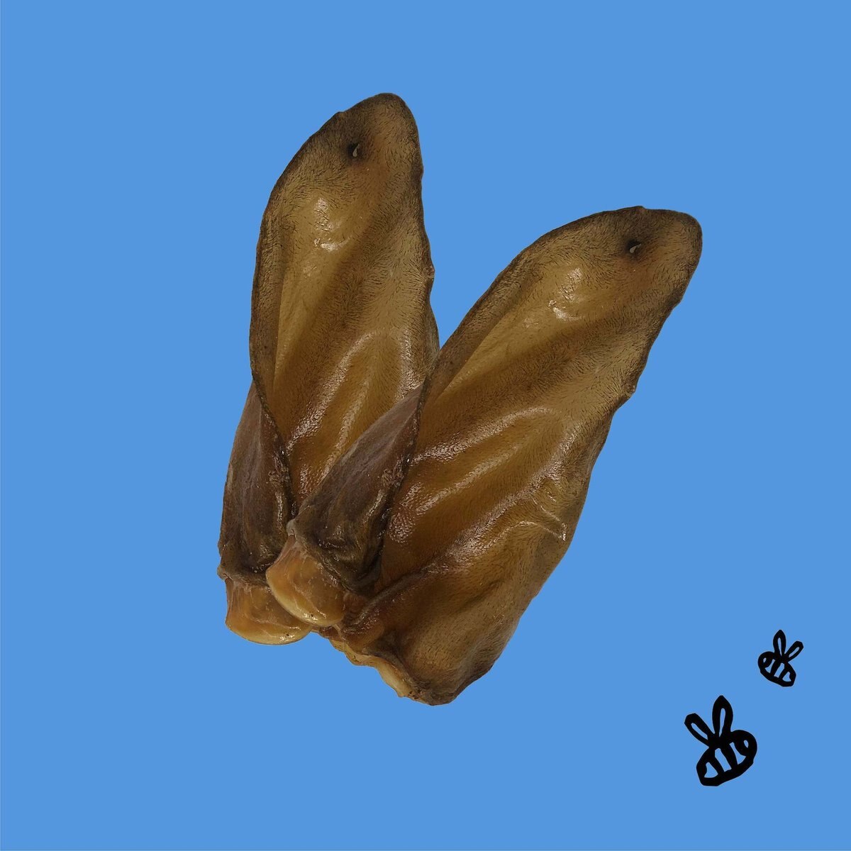 Honey I'm Home! Crunchy Ears Natural Honey Coated Buffalo Chews Dog Treats