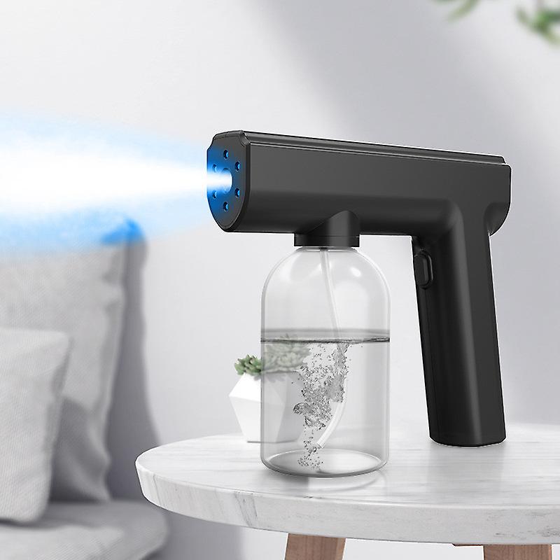 300ml Electric Disinfection Sprayer Atomizer Usb Charging Blue Light Nano Steam Spray Gun Home Handheld Humidifier Sanitizer