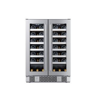 Avallon Dual Zone 42-Bottle Built-In Wine Cooler AWC242FD