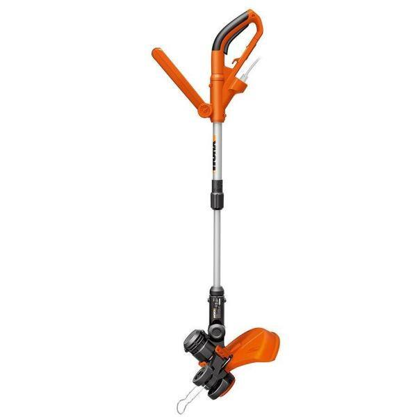 Worx 15 in. 6 Amp Corded Electric String Trimmer Edger with Telescopic Straight Shaft and Pivoting Head WG124