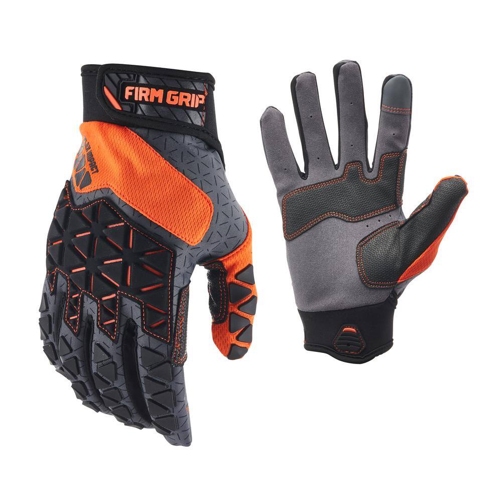 FIRM GRIP Large PRO-Fit Flex Impact Gloves 55322-06