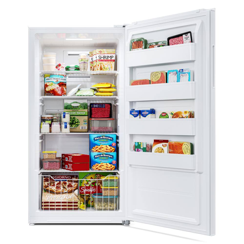 17 cu. ft. Convertible Upright Freezer with Auto Defrost in White UF-227