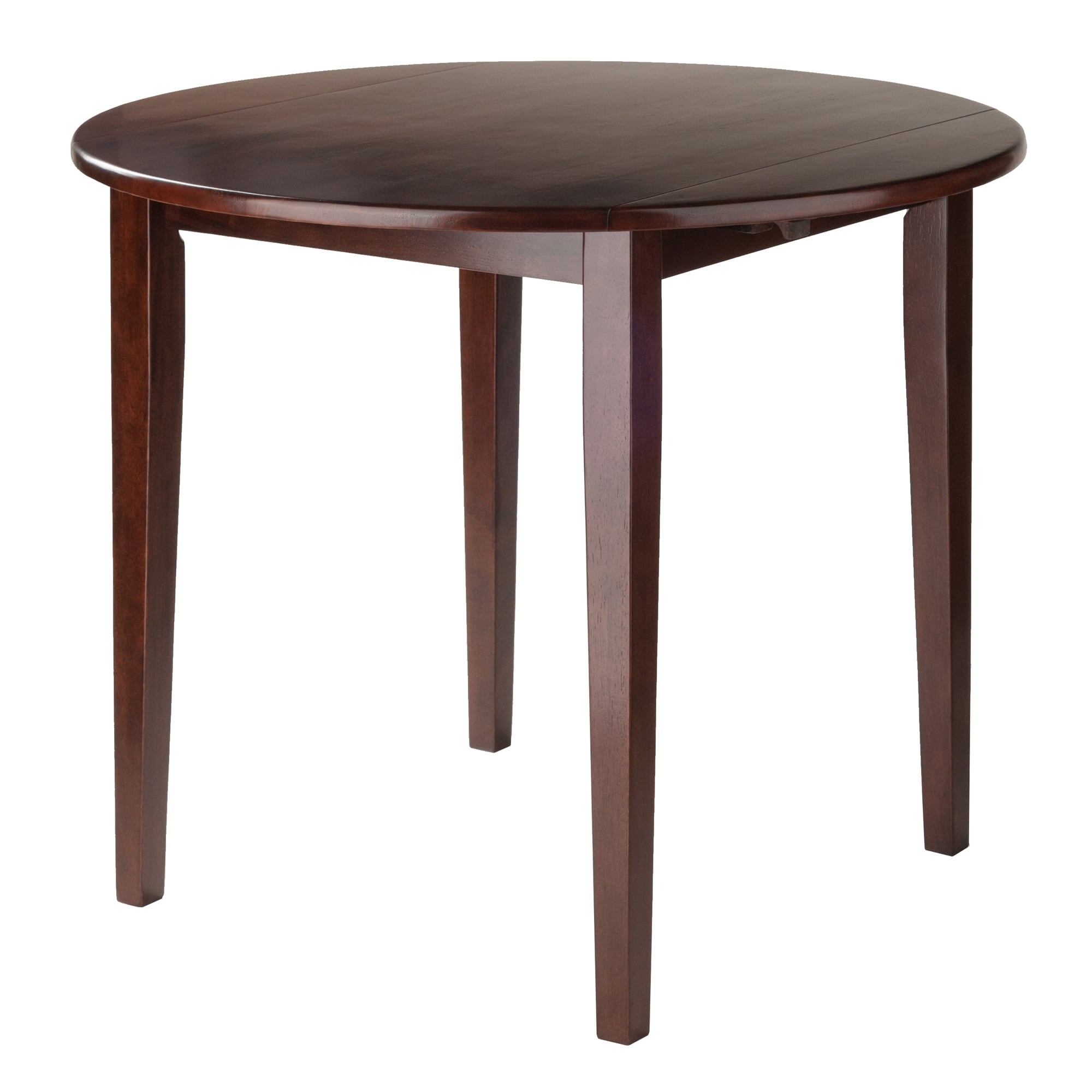 Wood Clayton Round Drop Leaf Dining Table