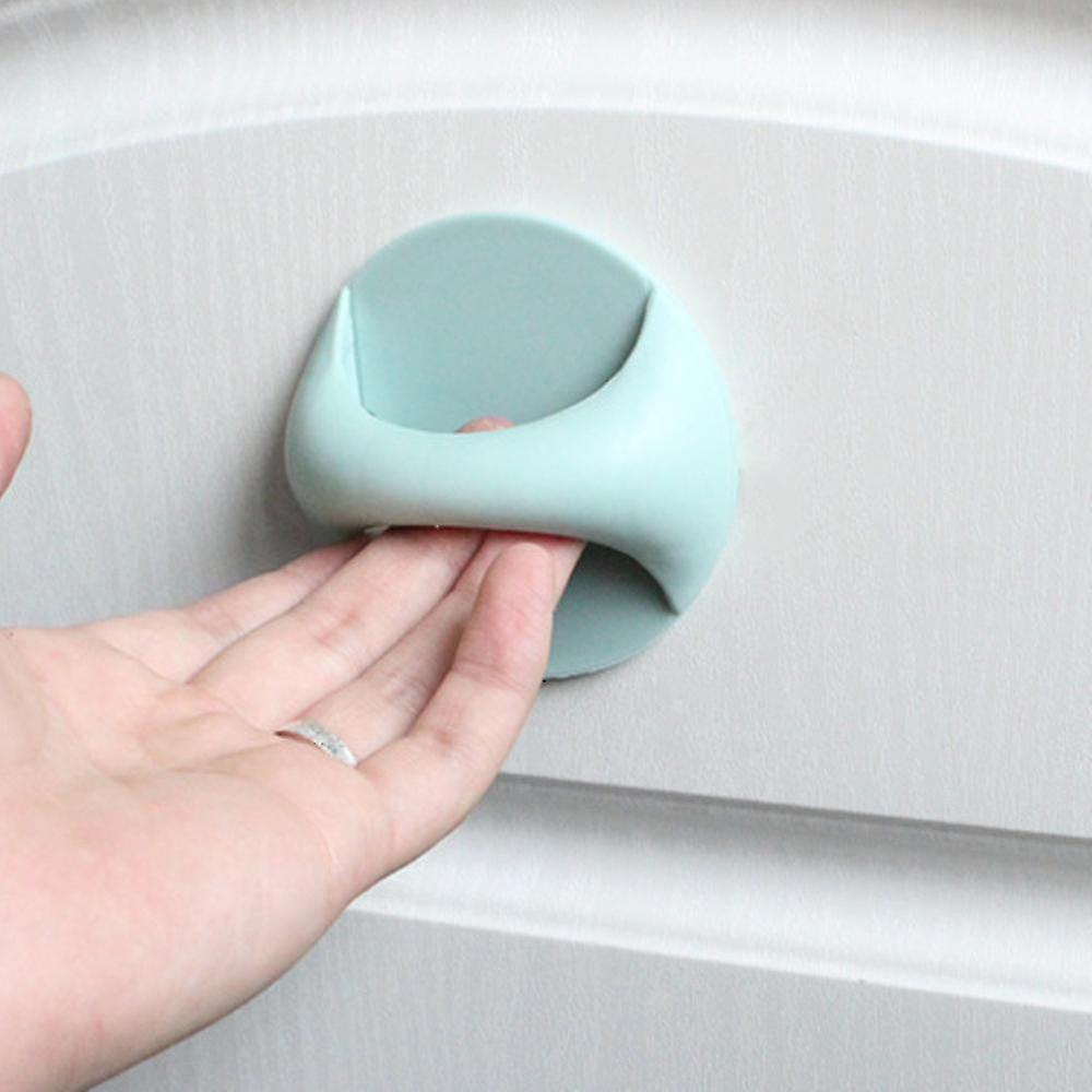 Self Adhesive Door Cabinet Handle Round Sticky Handle For Window Cupboards Drawer