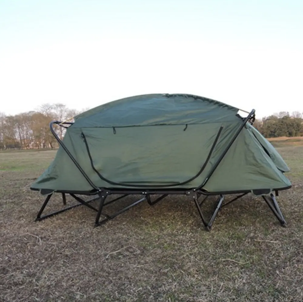 folding pop up bed canopy tent elevated fishing off ground tent for camping