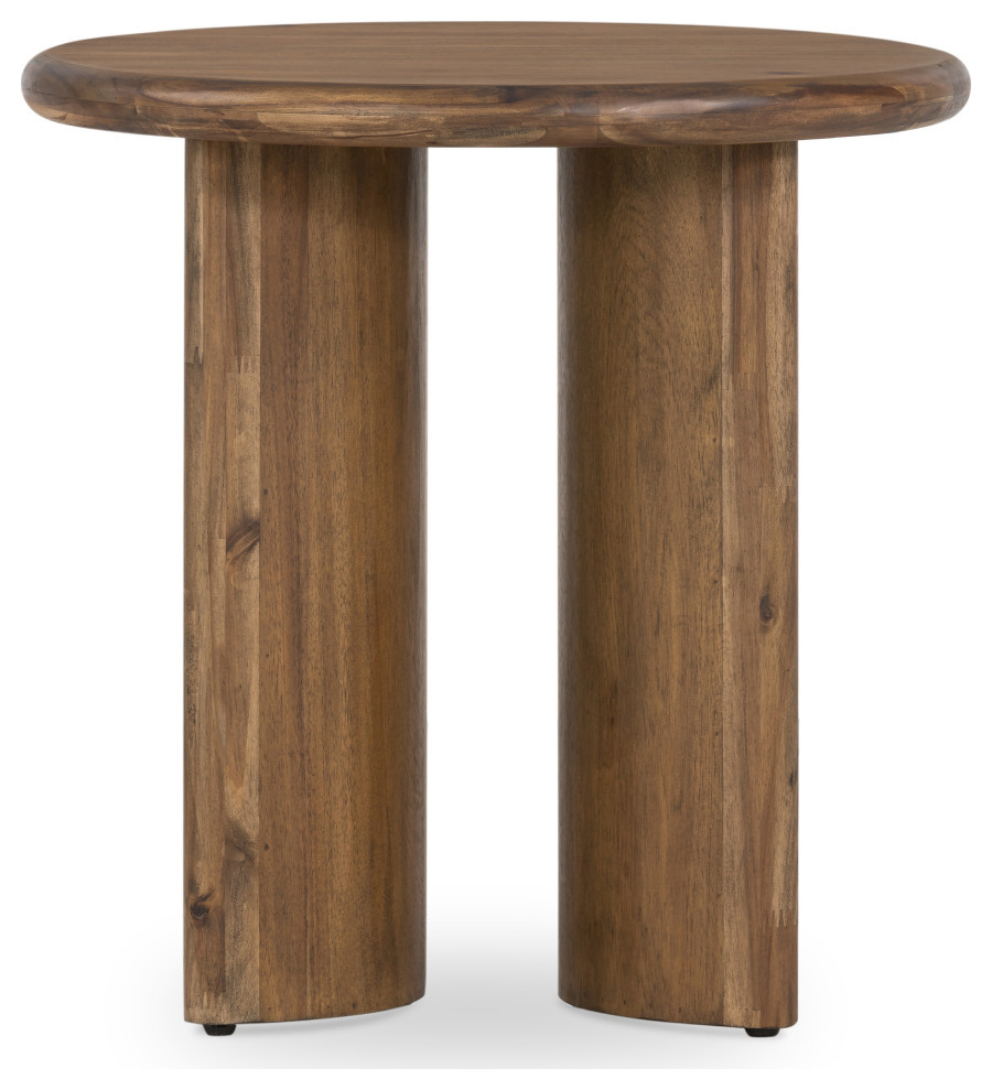 Fiorenza End Table Aged Black Acacia   Modern   Side Tables And End Tables   by Virgil Stanis Design  Houzz