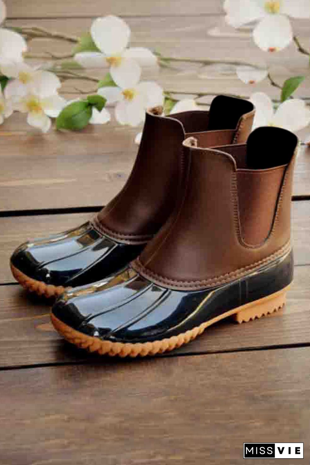 Solid Waterproof Boots