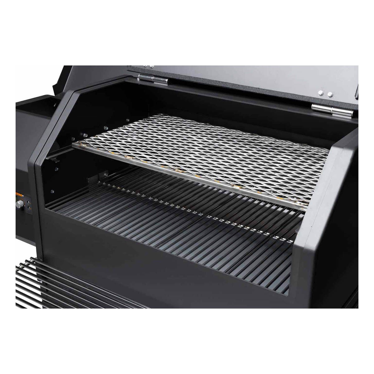 Yoder Smokers YS640S Yfi Competition Pellet Grill with Stainless Steel Shelves