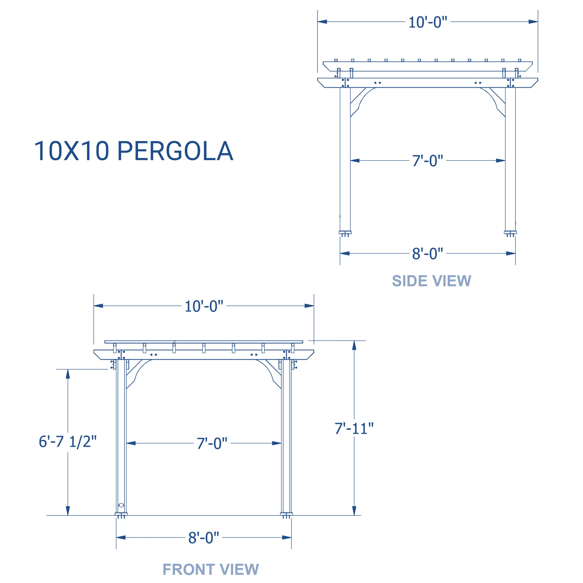 Backyard Discovery 10 x 14 Cedar Pergola